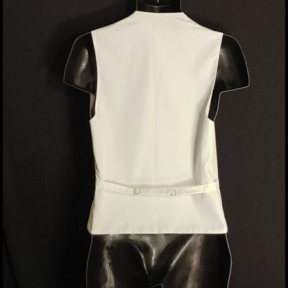 MEN'S LARR BRIO 3 PIECE FORMAL VEST & TIE SET XS - Picture 4 of 7